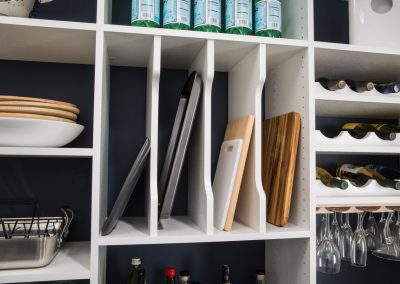Custom pantry and storage solutions from Closet Solutions Chattanooga and Knoxville.