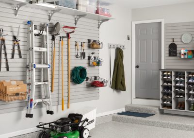 Custom garage storage solutions by Closet Solutions in Chattanooga and Knoxville.